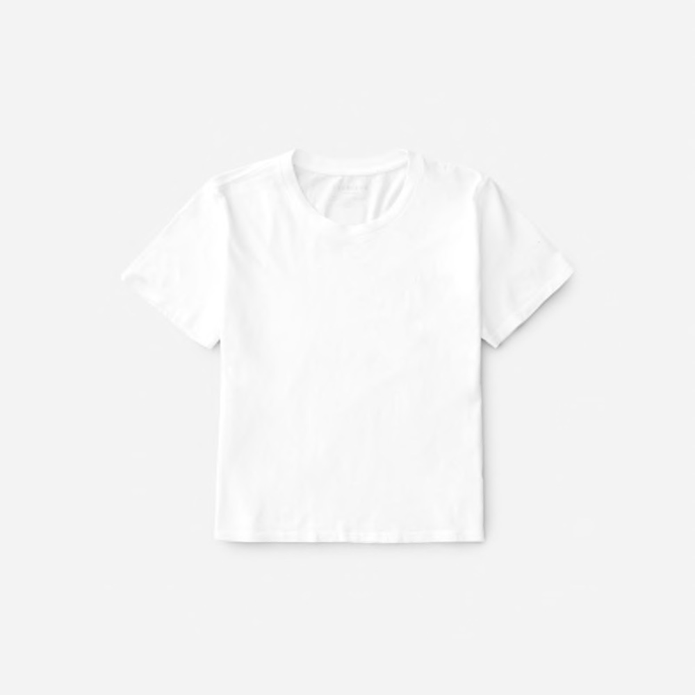 White Everlane Boxy Tee small